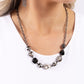 Emphatic Edge - Black Necklace