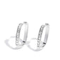Encased Elevation - White Earring