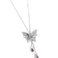 Enchanted Wings - Silver Necklace