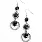 Enchanting Effulgence - Black Earring