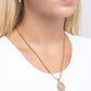 End Zone Elegance - Gold Necklace