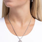 End Zone Elegance - White Necklace
