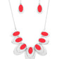 Endless Eclipse - Red Necklace