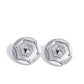 Enfolded Edge - White Earring