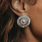 Enfolded Edge - White Earring