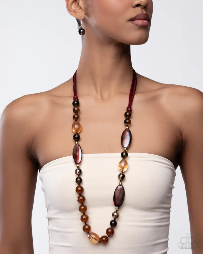 Entrancing Ease - Multi Necklace