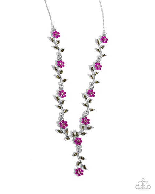 Estate Grounds - Pink Necklace and Personal Estate - Pink Bracelet - Complete Look