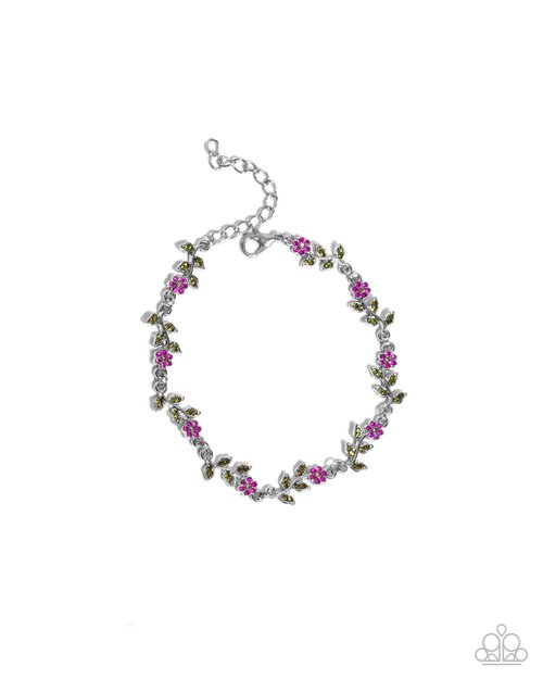 Estate Grounds - Pink Necklace and Personal Estate - Pink Bracelet - Complete Look
