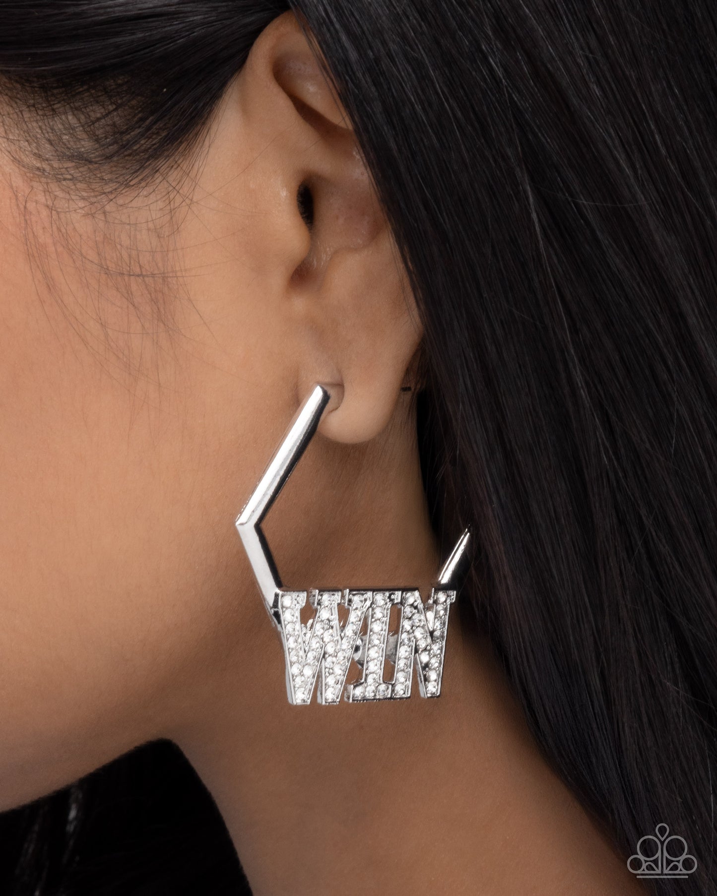 Everything to Win - White Earring