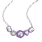Evolving Elegance - Purple Necklace