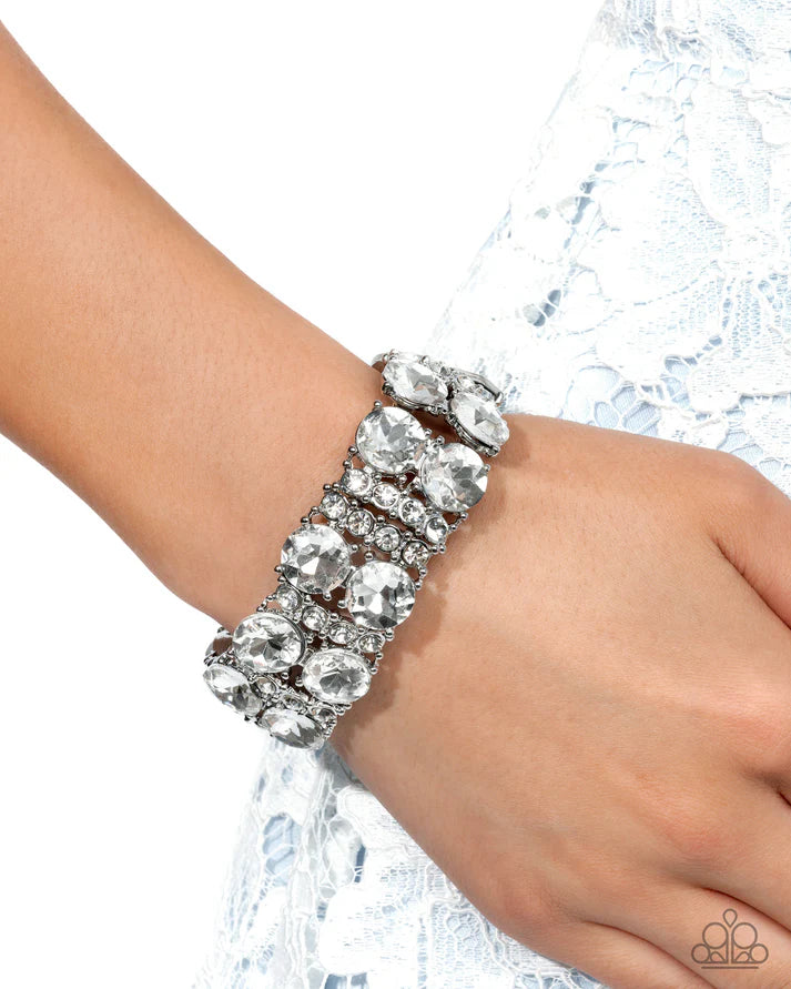 Exact Elegance - White - Bracelet