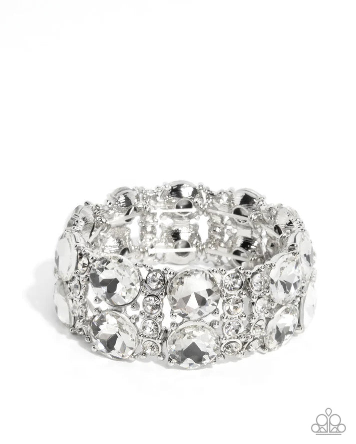 Exact Elegance - White - Bracelet