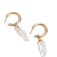 Excavated Elegance - Gold Earring