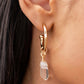 Excavated Elegance - Gold Earring
