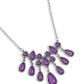 Exceptionally Ethereal - Purple Necklace