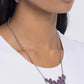 Exceptionally Ethereal - Purple Necklace