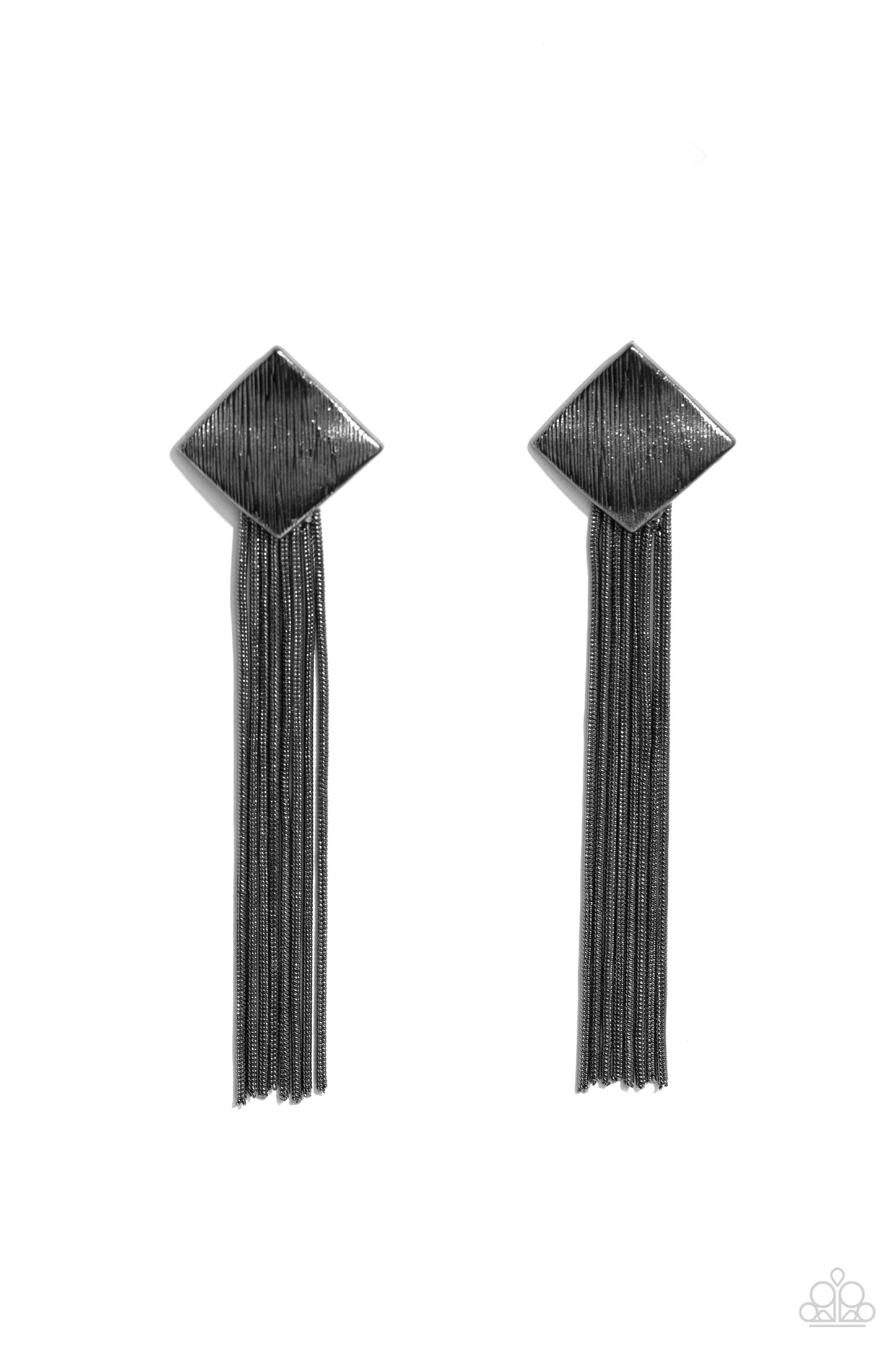 Experimental Elegance - Black Earring