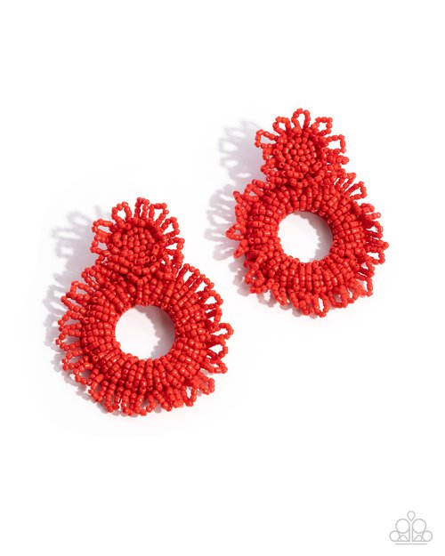Explosive Energy - Red Earring