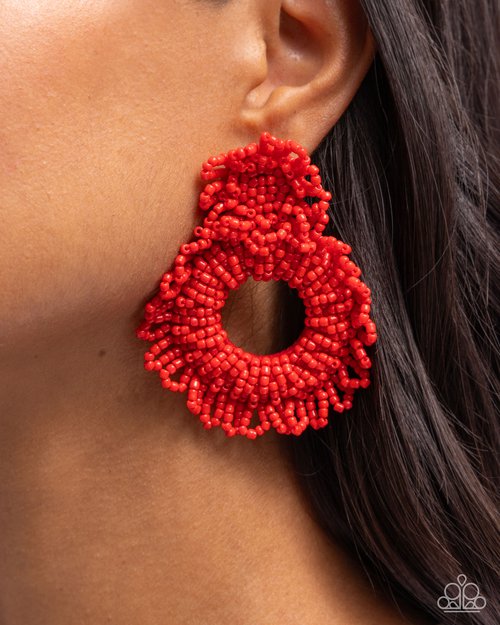 Explosive Energy - Red Earring