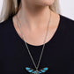 FLYING Low - Blue Necklace