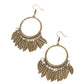 FOWL Tempered - Brass Earring