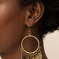 FOWL Tempered - Brass Earring