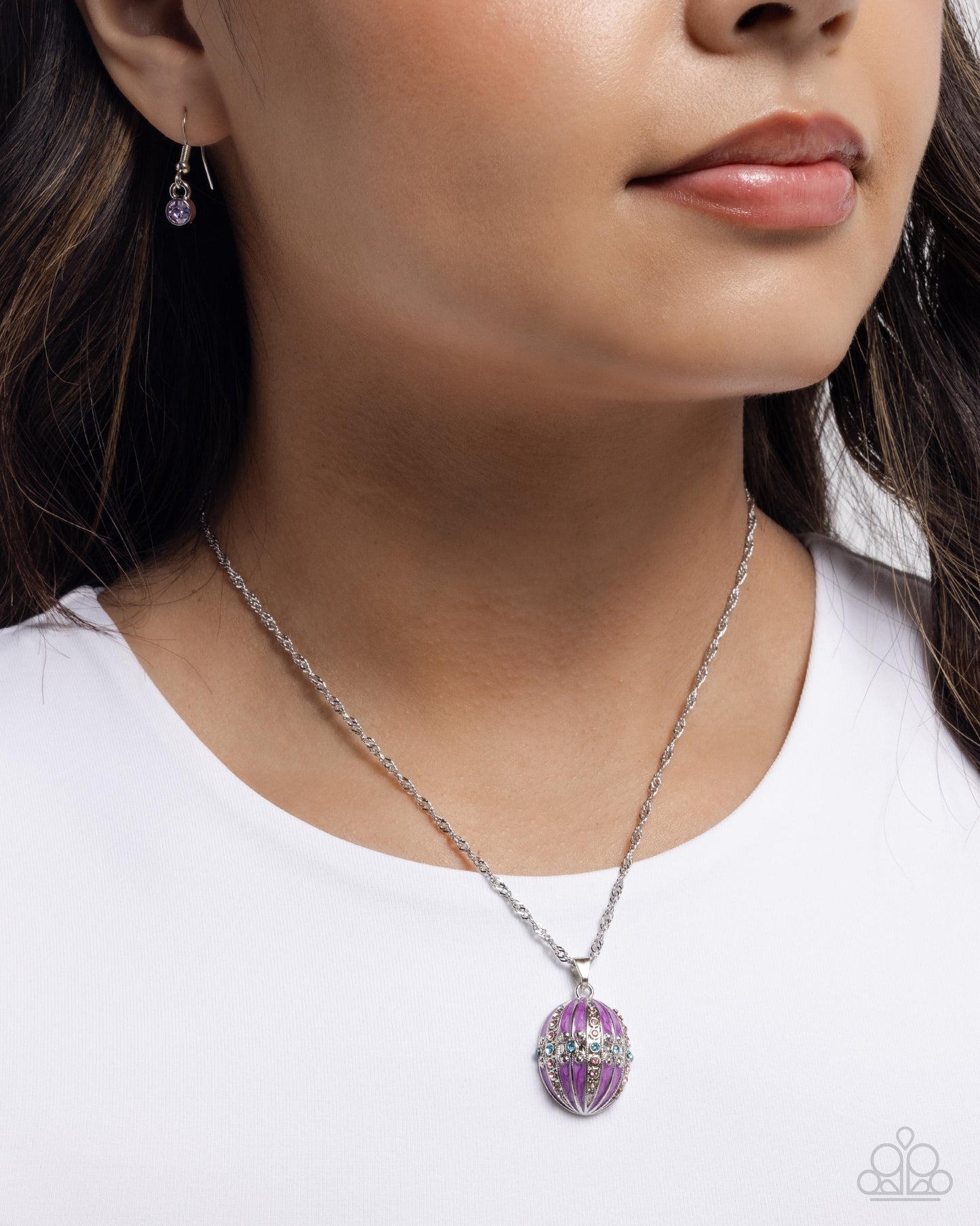 Fabergé Flair - Purple Necklace