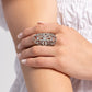 Fabulous Filigree - White Ring