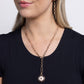 Falling For A Shooting Star - Rose Gold Necklace