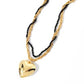 Falling Slowly - Gold Necklace
