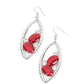 Famously Fashionable - Red Earring