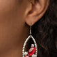 Famously Fashionable - Red Earring