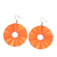 Fan The Breeze - Orange Earring