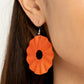 Fan The Breeze - Orange Earring