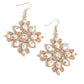 Fancy-Free Florals - Gold Earring