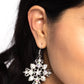 Fancy-Free Florals - White Earring