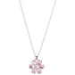 Fancy Flower Girl - Pink Necklace