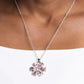 Fancy Flower Girl - Pink Necklace