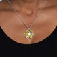 Fancy Flower Girl - Yellow Necklace