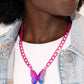 Fascinating Flyer - Pink Necklace