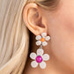 Fashionable Florals - Pink Earring