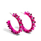 Fashionable Flower Crown - Pink Earring