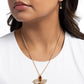 Favorite Flower - Brown Necklace