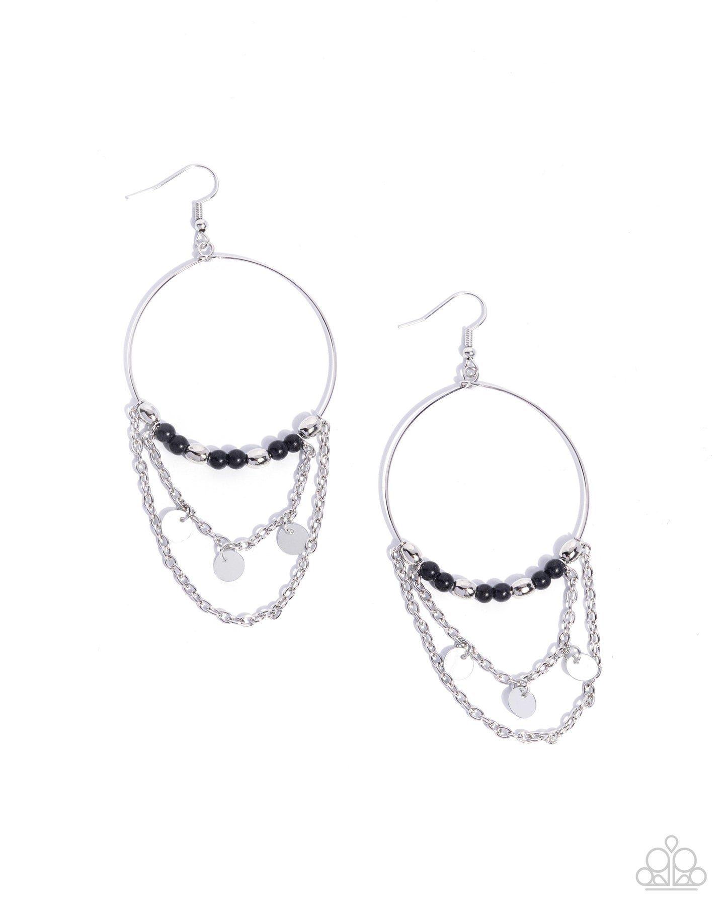 Fearless Fringe - Black Earring