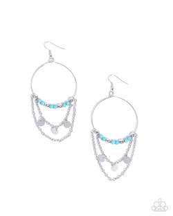 Fearless Fringe - Blue Earring
