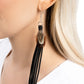 Feathered Festivity - Black Earring