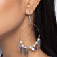 Feathered Fringe - Purple Earring