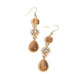 Feeling Fantastic - Brown Earring