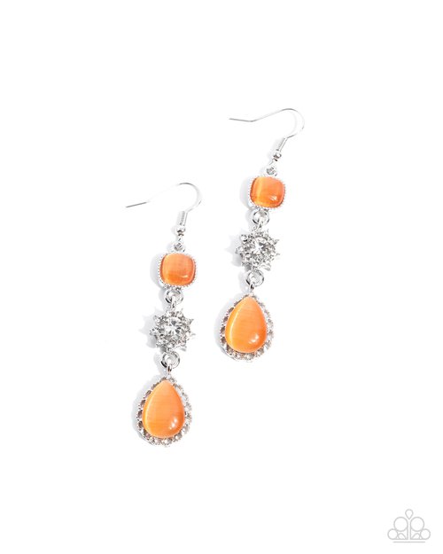 Feeling Fantastic - Orange Earring