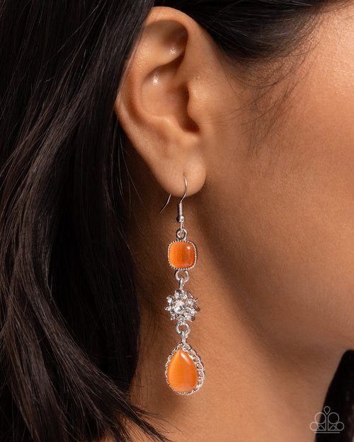 Feeling Fantastic - Orange Earring